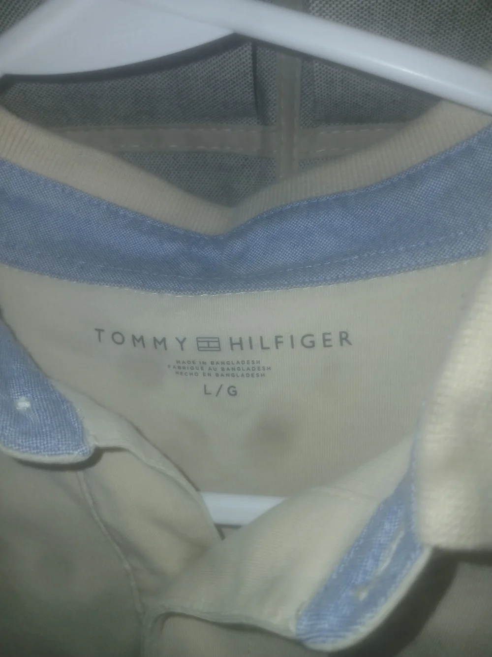 Tommy Hilfiger Men’s Light Beige Polo Shirt